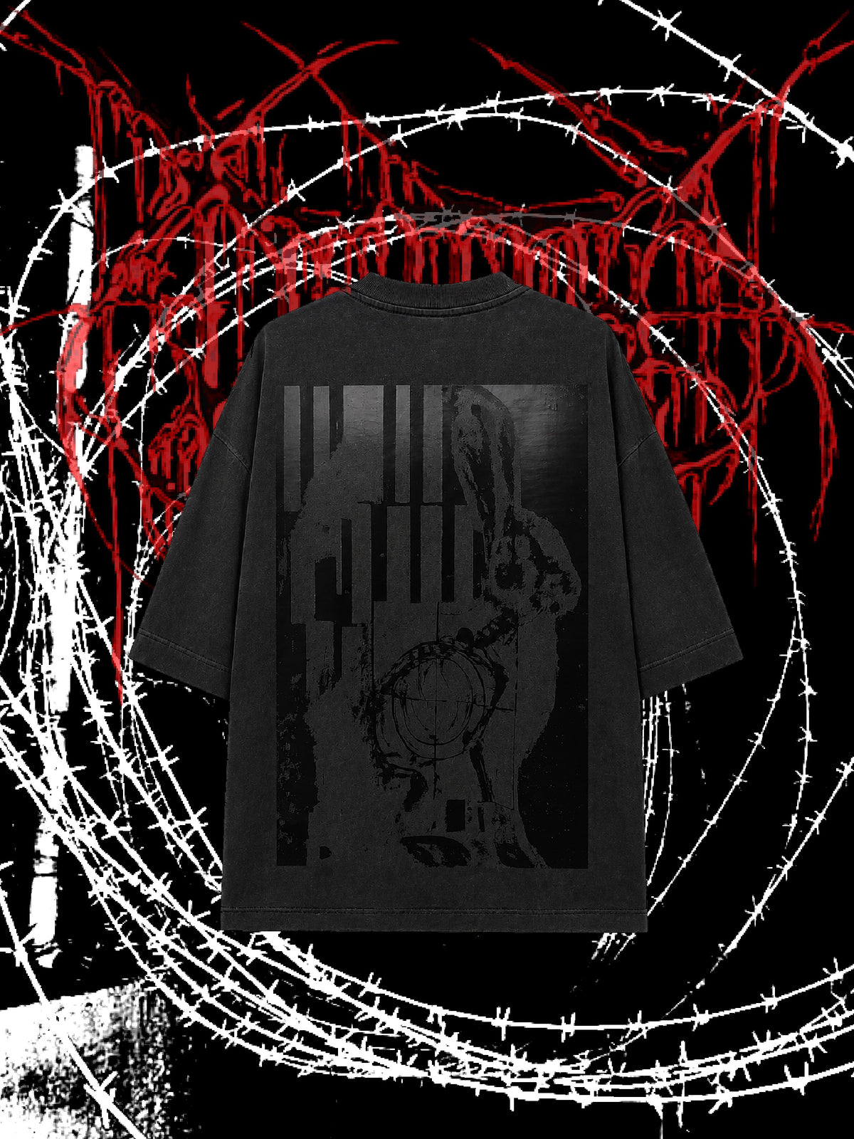 Camiseta Boxy Death Club - costas